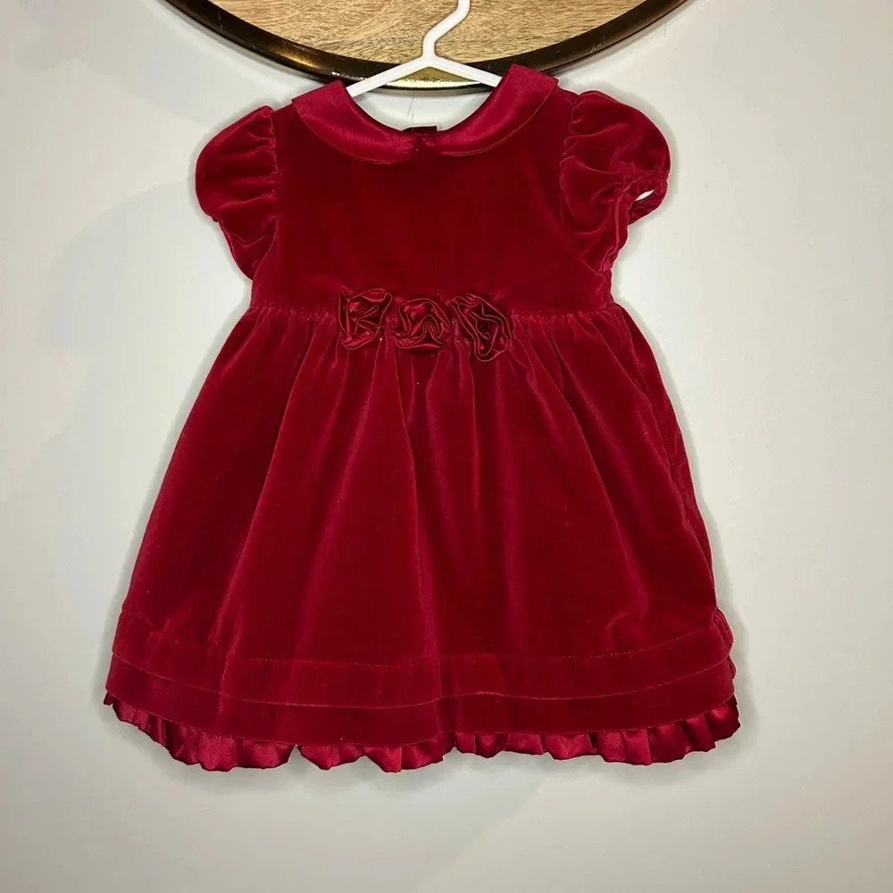beautiful red Gymboree dress size 6-12 months